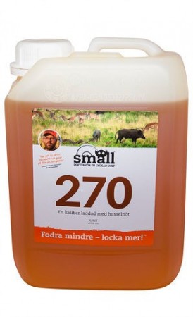 Smäll kaliber 270 Laddad med hasselnöt. 2,5 lit.