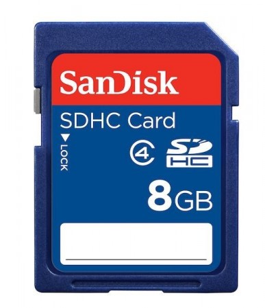 SanDisk Minnekort 8 GB SD